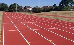 Photograph of Running Track, Lyng Hall School