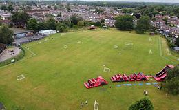 Photograph of Grass pitches, Wellfield Junior School