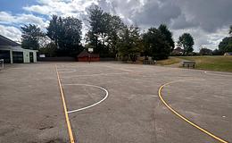 Photograph of MUGA, Wellfield Junior School