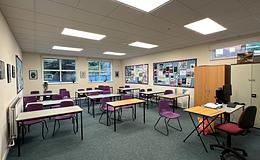 Photograph of Classroom 9, Woodhouse College