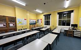 Photograph of Classroom 16, Woodhouse College