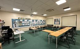 Photograph of Classroom 212, Woodhouse College