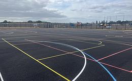 Photograph of Netball Courts, Chilmington Green School