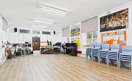 Photograph of Junior School Music Room , Kent College Junior School