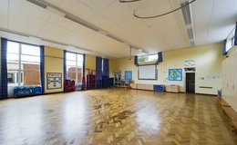 Photograph of School Hall, Crabtree Infants School