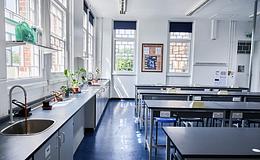 Photograph of Science Laboratories, Emanuel School