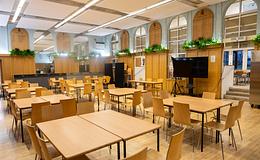 Photograph of Refectory and Terrace Area, Emanuel School