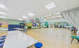 Photograph of School Hall, Halling Primary School