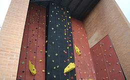 Photograph of Climbing wall and high ropes, Samworth Academy