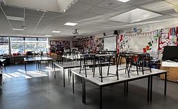 Photograph of Art Classroom 215, Raise Community Arts