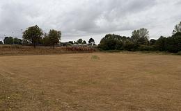 Photograph of The Bowl with Artificial Cricket Wicket , The Hinckley School