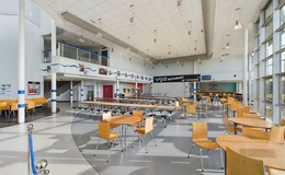 Photograph of Atrium/Dining (G039), West Exe School