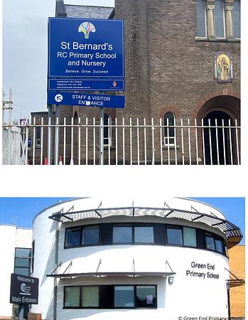 1. Green End Primary School and St Bernard's RC Primary