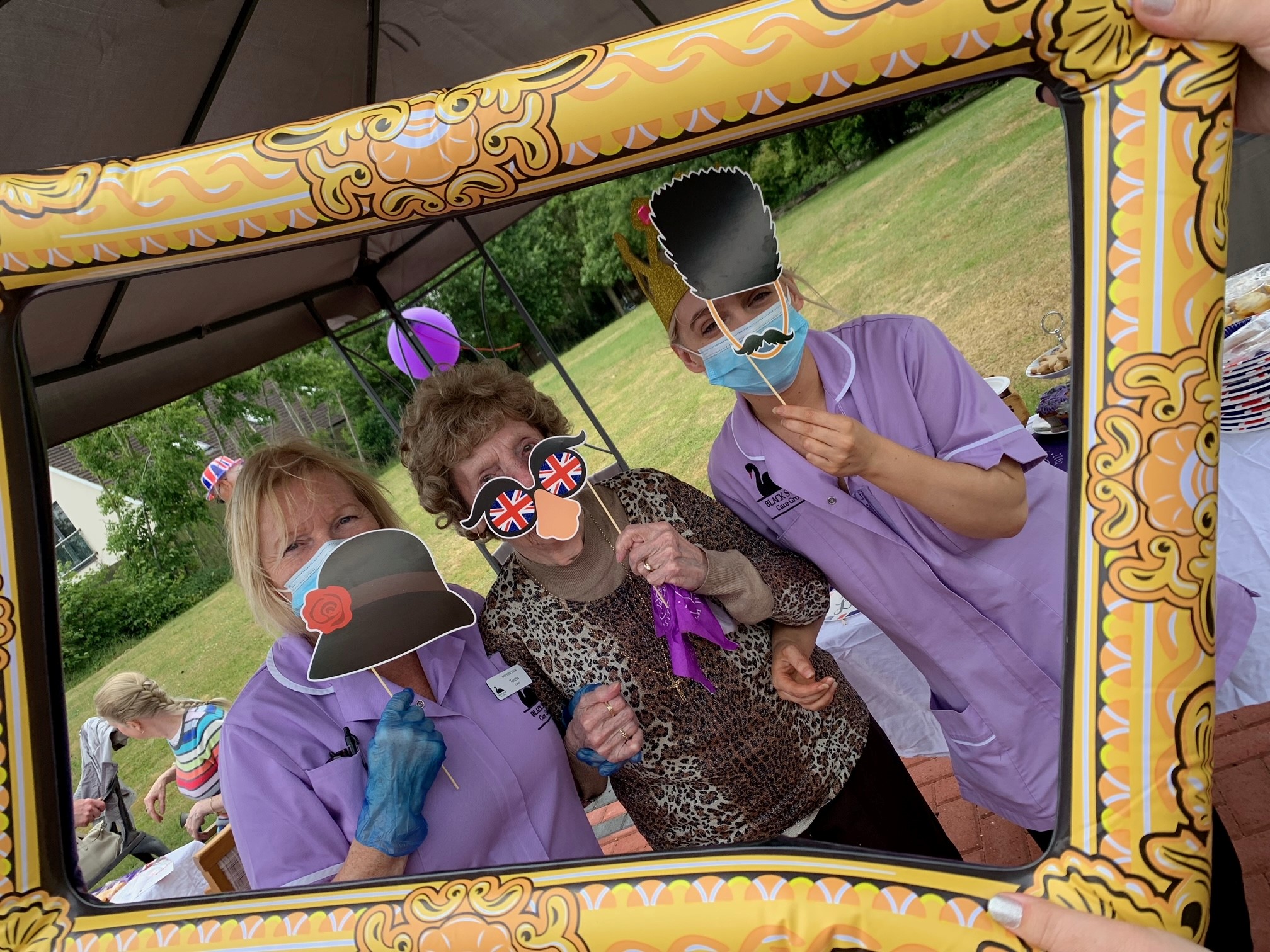 Residents of Potton View Care Home in Gamlingay enjoyed their Jubilee BBQ! 