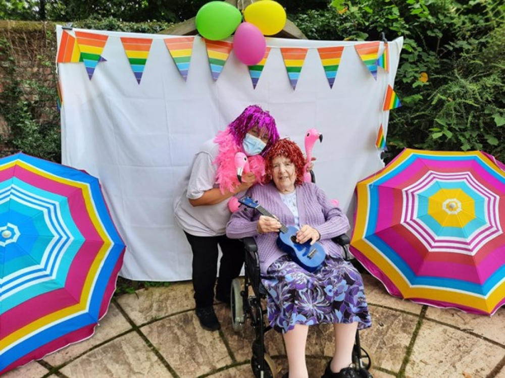 Residents of The Beeches at our 2021 Summer Fete!