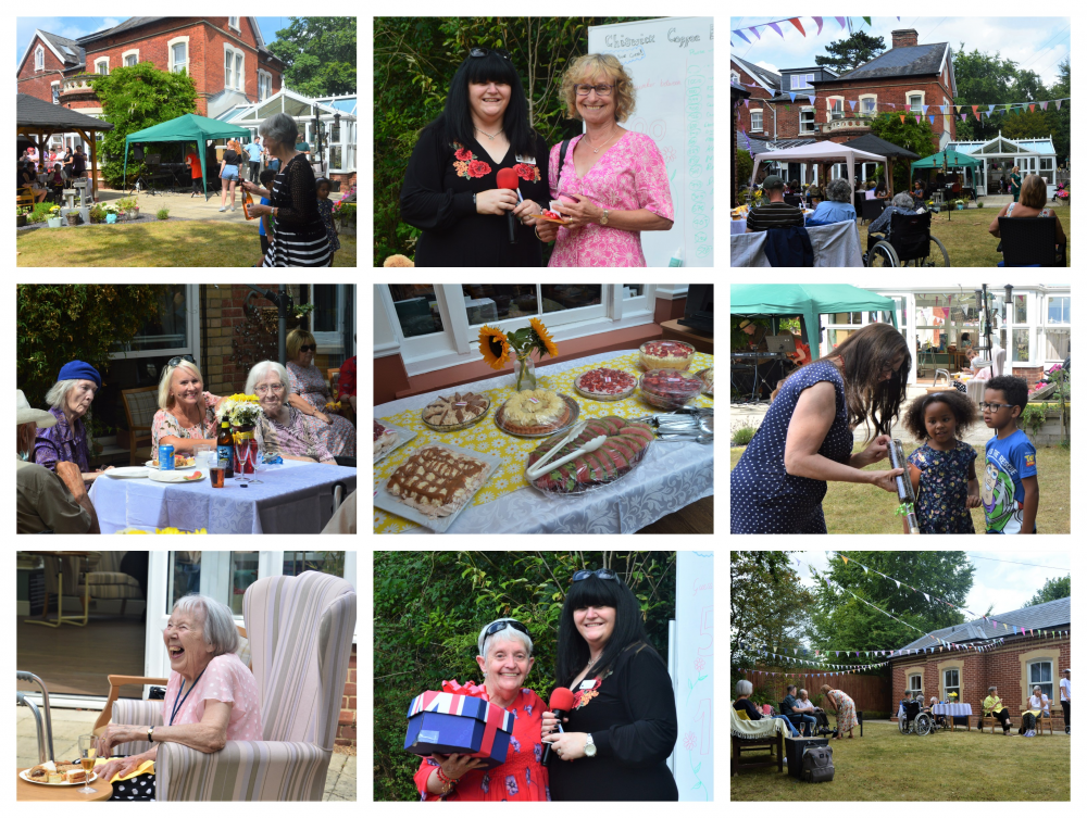 Residents of Chiswick House Care Home were all smiles at their garden party on July 23rd! 