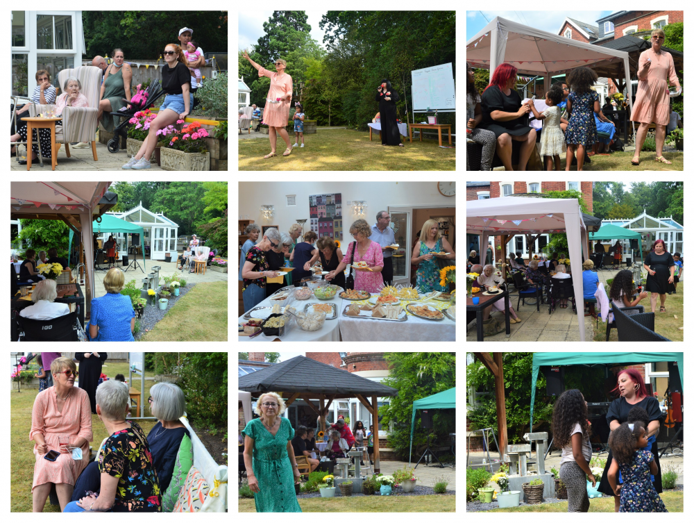 Residents of Chiswick House Care Home were all smiles at their garden party on July 23rd! 