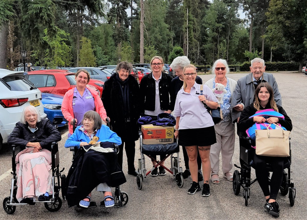 Nightingale Lodge Care Home residents get royal treatment on visit to Sandringham Estate.