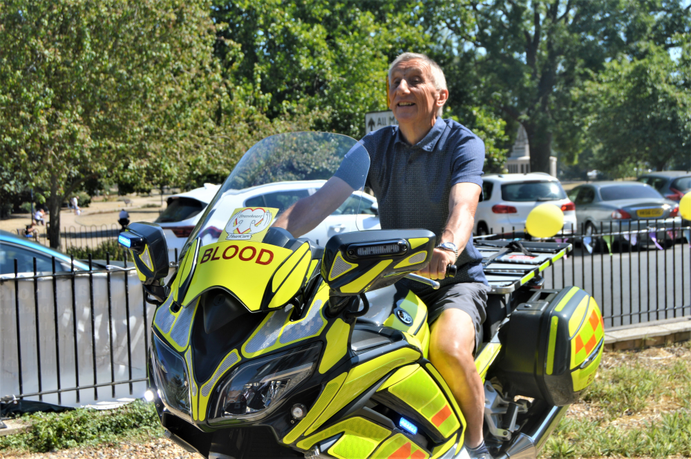 Residents had an amazing time aboard the Norfolk Blood Bike at their Summer Garden Party raising money for this amazing cause!