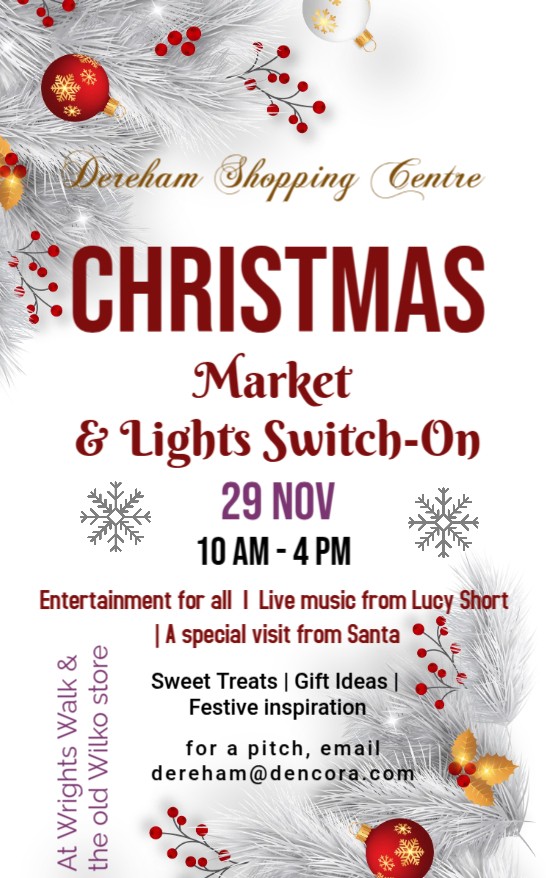 Christmas Market & lights switch on