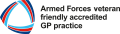 Armed Forces veteran friendly accredited GP practice