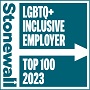 Stonewall LGBTQ Top 100 Employer 2023