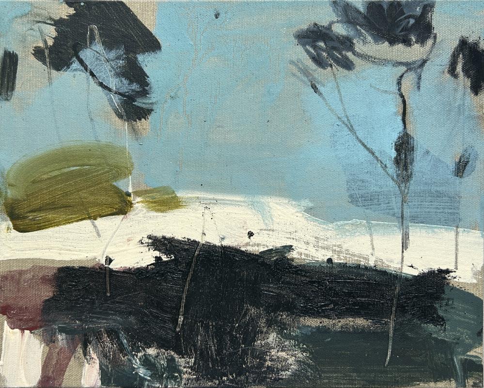 Trees over dark water II