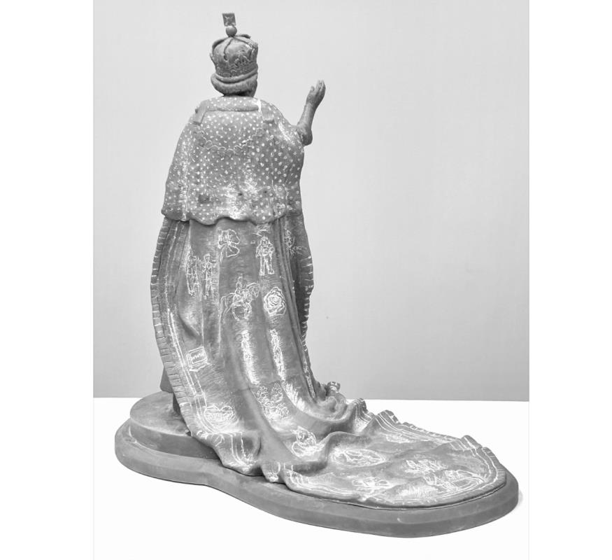 HM Queen Elizabeth II maquette for Andover 