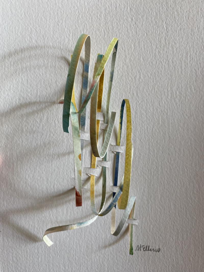 Sheet from the project Colored Paper Works / Moving Relief - Work No. 7251