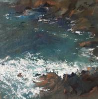 On the rocks, Cornwall