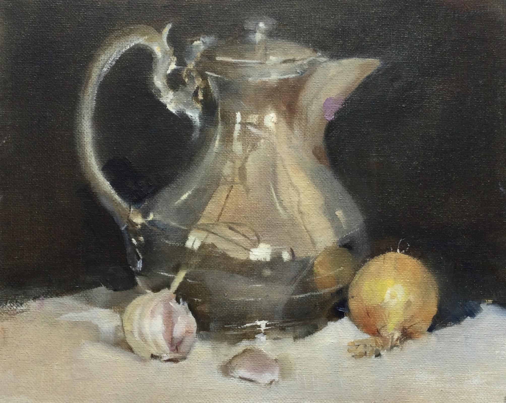 Sunshine on the coffee Pot 