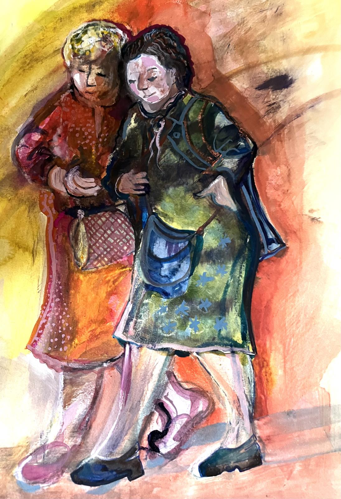 Old friends go shopping