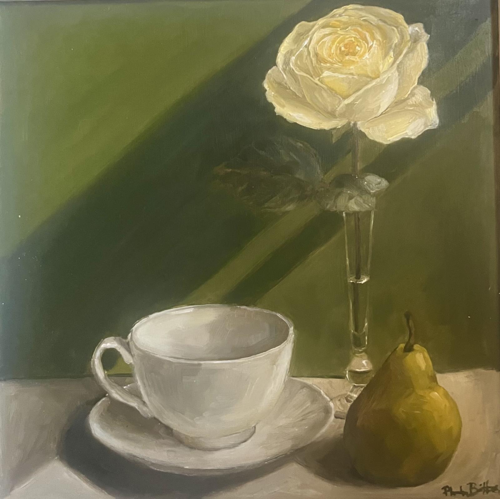Harmony in white and green 
