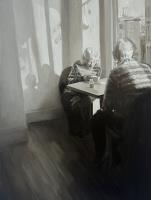 Easter eggs and stripes