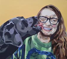 Self Portrait with Dougal