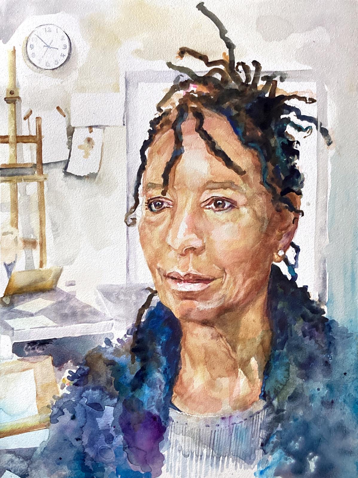 Joanna in the RWA Drawing School