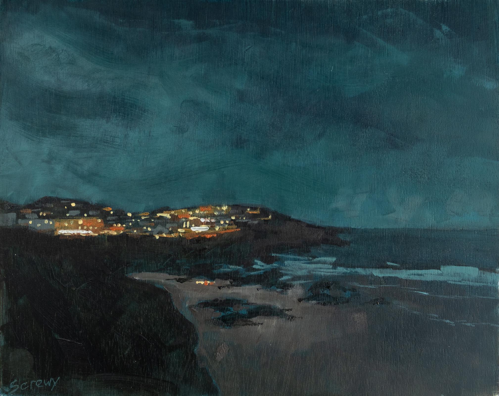 Fistral at night