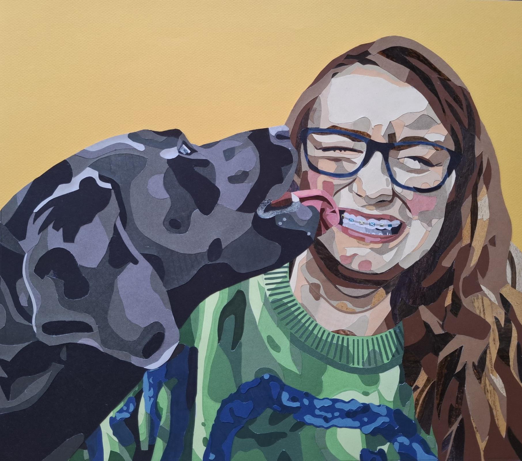 Self Portrait with Dougal