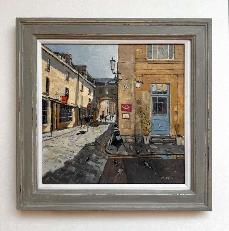 Pigeons outside Wild Cafe. 