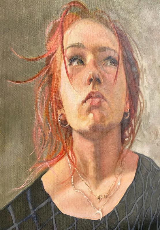 Imogen with red hair