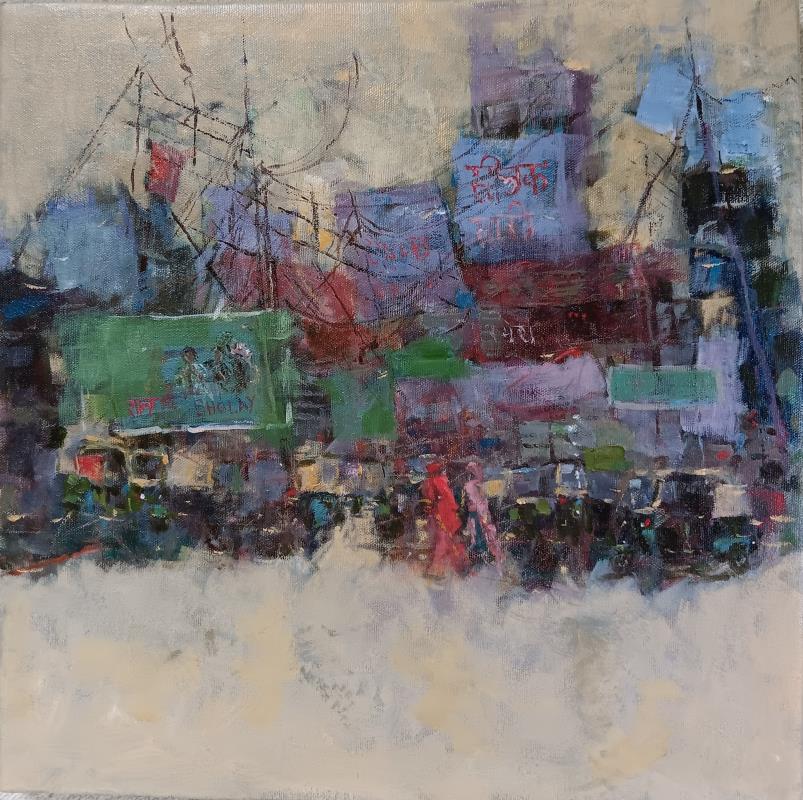 Bollywood Billboards in Indian city