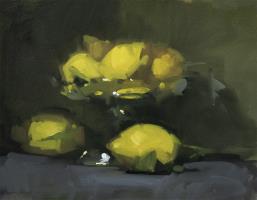 Silver Tazza with Lemons