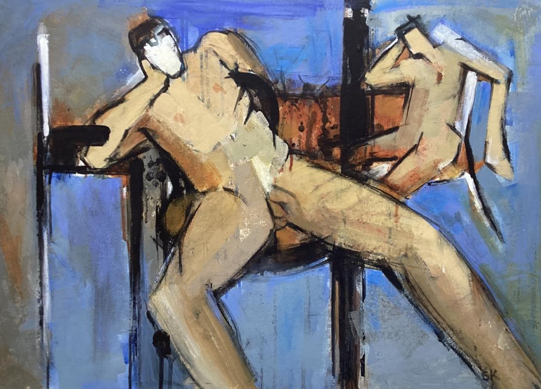 Two reclining figures 