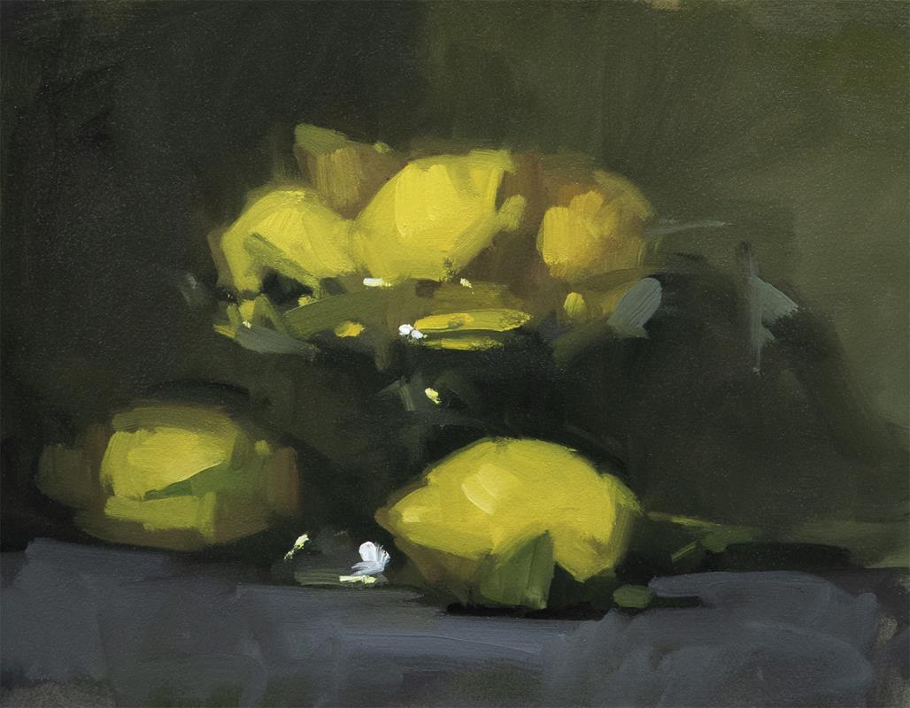 Silver Tazza with Lemons