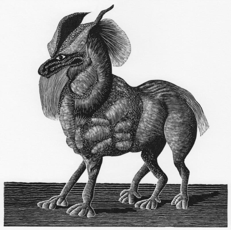 Text Prompt: A General History of Quadrupeds V