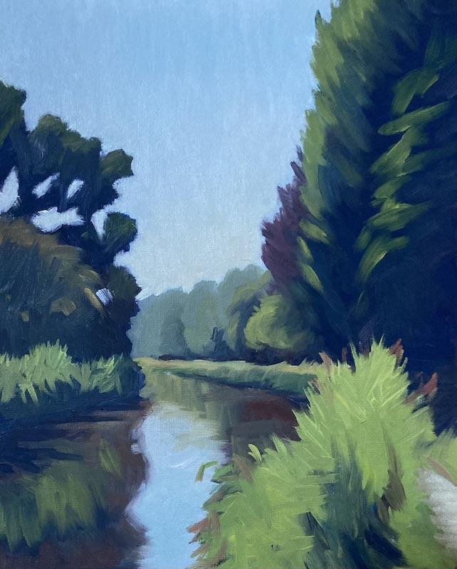 Evening on the Kennet and Avon Canal