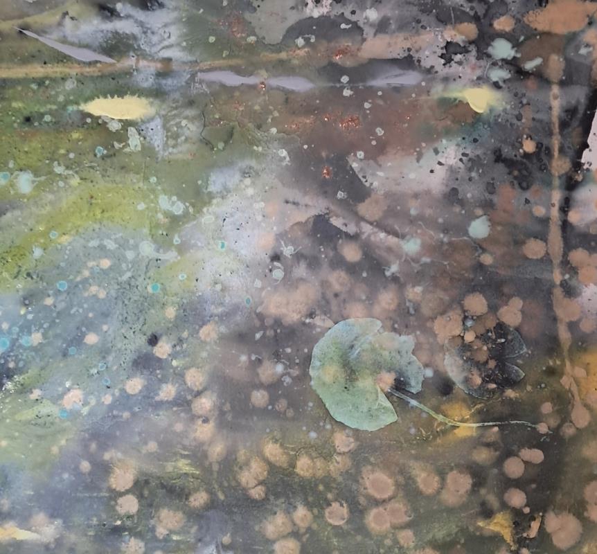 Ophelia Floats  to Live  with apologies to John Everett Millais