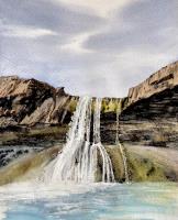 Tilbrigði við Skútafoss í Lóni