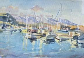 "Sólríkur dagur á Akureyri" / "Sunny day in Akureyri"