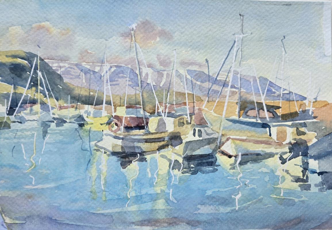 "Sólríkur dagur á Akureyri" / "Sunny day in Akureyri"